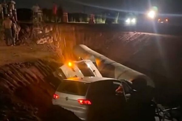 [Dois veículos caem em vala durante perseguição no Mato Grosso]
