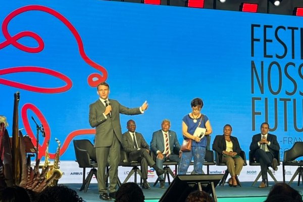 Vídeo: Durante evento em Salvador, Macron diz que a relação entre Brasil, França e África se transformou [Vídeo: Durante evento em Salvador, Macron diz que a relação entre Brasil, França e África se transformou