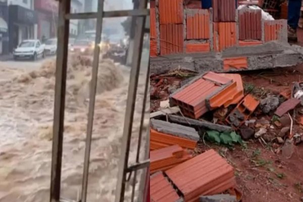 [Cidade no interior da Bahia entra em estado de emergência após temporal ]