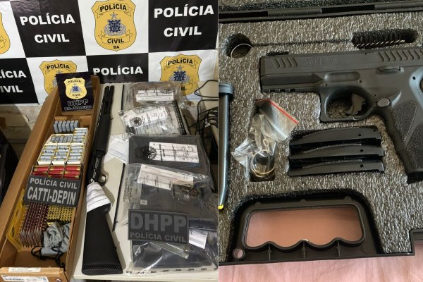 [Polícia apreende armas, munições e veículo suspeito de envolvimento em homicídio em Juazeiro]