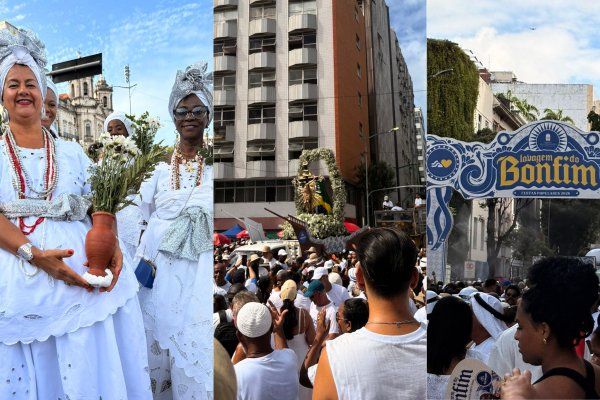 [Caminhada do Bonfim leva milhares de pessoas até a Colina Sagrada ]