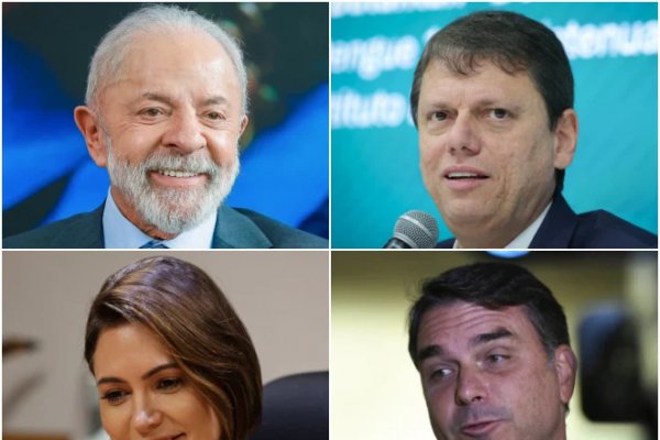 [Lula empata com Flávio, Michelle e Tarcísio no 2º turno das eleições presidenciais, diz Meio/Ideia ]