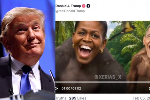 [Donald Trump publica vídeo em que Barack e Michele Obama aparecem como macacos; assista]