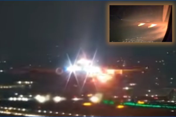 [Vídeo: avião faz pouso de emergência no Aeroporto de Guarulhos após explosão de motor]