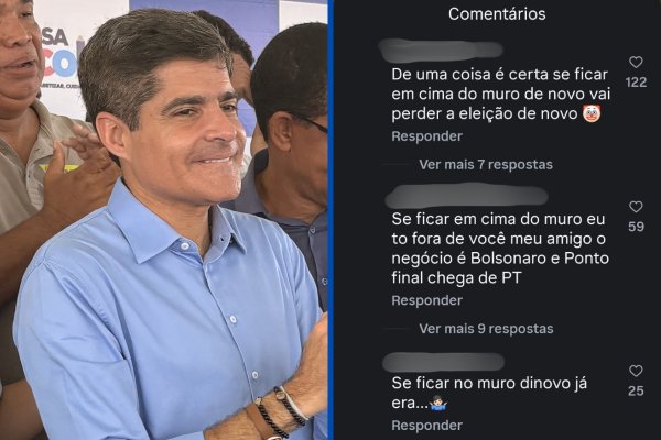 [Vídeo: “Sou uma pessoa de pensamento amplo”, diz ACM Neto sobre críticas a ausência de posicionamento direitista ou esquerdista]