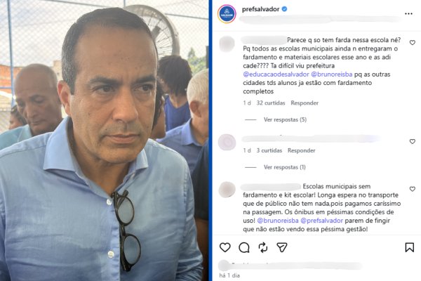 [Vídeo: Bruno Reis rebate críticas sobre falta de materiais escolares e atribui atraso à logística: 'não há como chegar tudo junto']