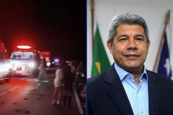 Jerônimo Rodrigues lamenta mortes em acidente na Ba-148: [Jerônimo Rodrigues lamenta mortes em acidente na Ba-148: