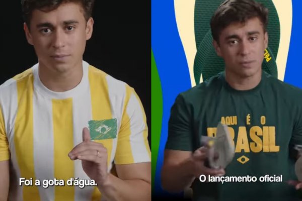 [Vídeo: Nikolas Ferreira anuncia lançamento da marca de sandálias 'Pé Direito' após polêmica envolvendo Havaianas]