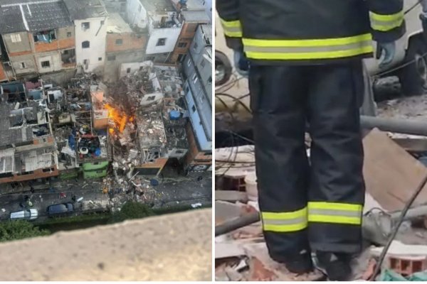 [Vídeo: Gás explode e causa incêndio em casas na Zona Oeste de São Paulo]