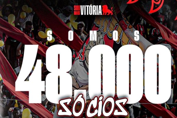 [Vitória alcança marca histórica de 48 mil sócios e lança campanha rumo aos 50 mil]