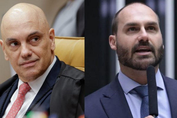 [DPU afirma falta de imparcialidade de Alexandre de Moares em pedido de anulação de processo contra Eduardo Bolsonaro ]