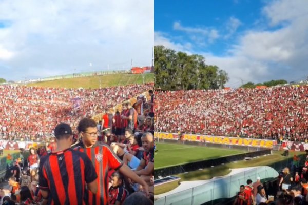 [Vídeo: Torcida do Vitória lota Barradão para final da Copa do Nordeste]