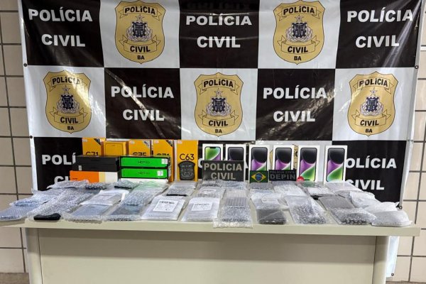 [Polícia Civil intensifica combate à crimes de furto, roubo e receptação de celulares em ação no interior da Bahia]