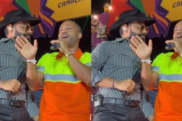 [Vídeo: Pablo chama gari para cantar durante apresentação em Camaçari]