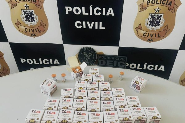 [124 ampolas de tirzepatida são apreendidas em Vitória da Conquista]
