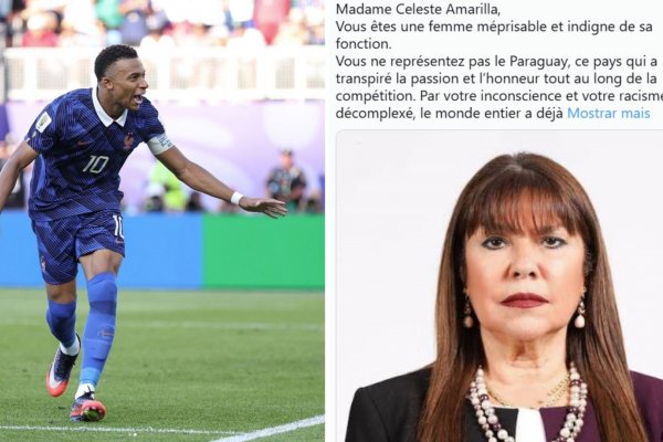 [Mbappé rebate falas racistas de senadora do Paraguai; 