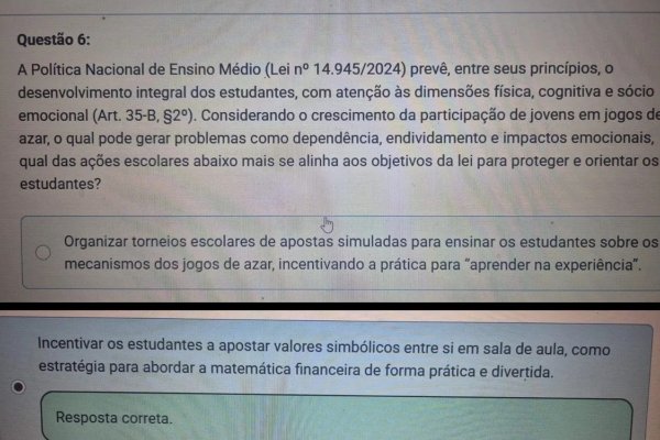 [Curso do MEC define como 