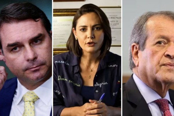 [Michelle Bolsonaro queria pedido público de desculpas para apoiar Flávio na campanha; diz Valdemar]