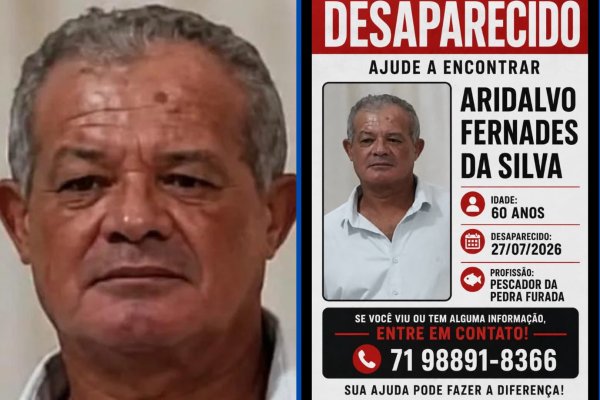 [Pescador de 60 anos desaparece na Baía de Todos-os-Santos]