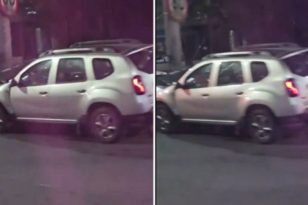 [Vídeo: Carro colide com poste na Avenida Paralela e causa congestionamento do trânsito]