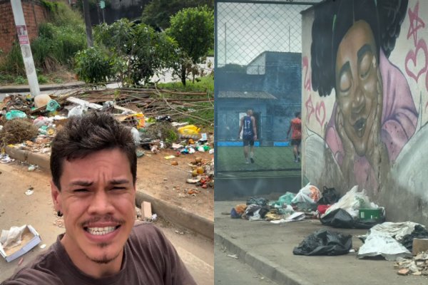 [Vídeo: Professor denuncia sujeira em Salvador e questiona contrato bilionário de limpeza urbana]