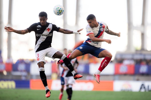 [Bahia fica no empate sem gols com o Vasco e é vaiado na Fonte Nova]