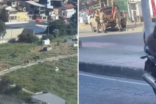 [Tiroteio entre PMs e grupo criminoso após tentativa de assalto a lotérica deixa um morto em Plataforma]