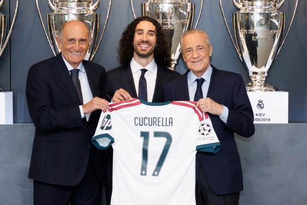 [Cucurella é apresentado pelo Real Madrid e assina contrato até 2032]