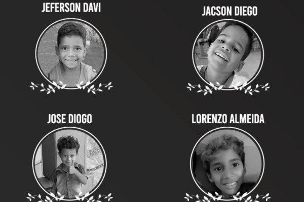 [Quatro crianças da mesma família morrem afogadas em açude no interior da Bahia]