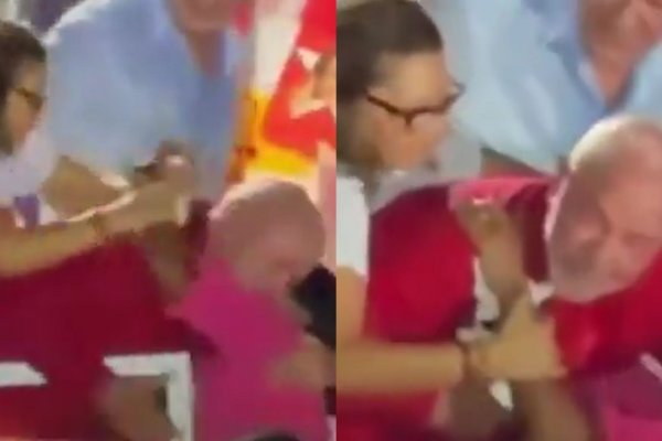[Vídeo: Janja interrompe abraço de eleitora em Lula e momento repercute nas redes sociais]