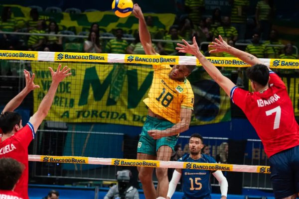 [Brasil vence Chile na estreia pelo Sul-Americano de vôlei masculino]