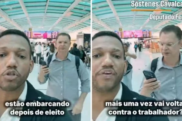 [Vídeo: Rick Azevedo confronta líder do PL sobre escala 6x1 em aeroporto ]