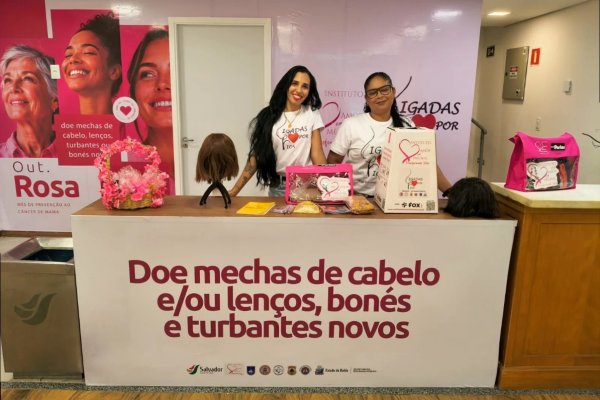 [Shopping recebe campanha de doação de cabelos para pacientes com câncer]