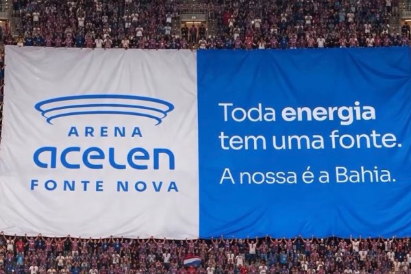 [Vídeo: Arena Fonte Nova anuncia novo nome após parceria com a Acelen]