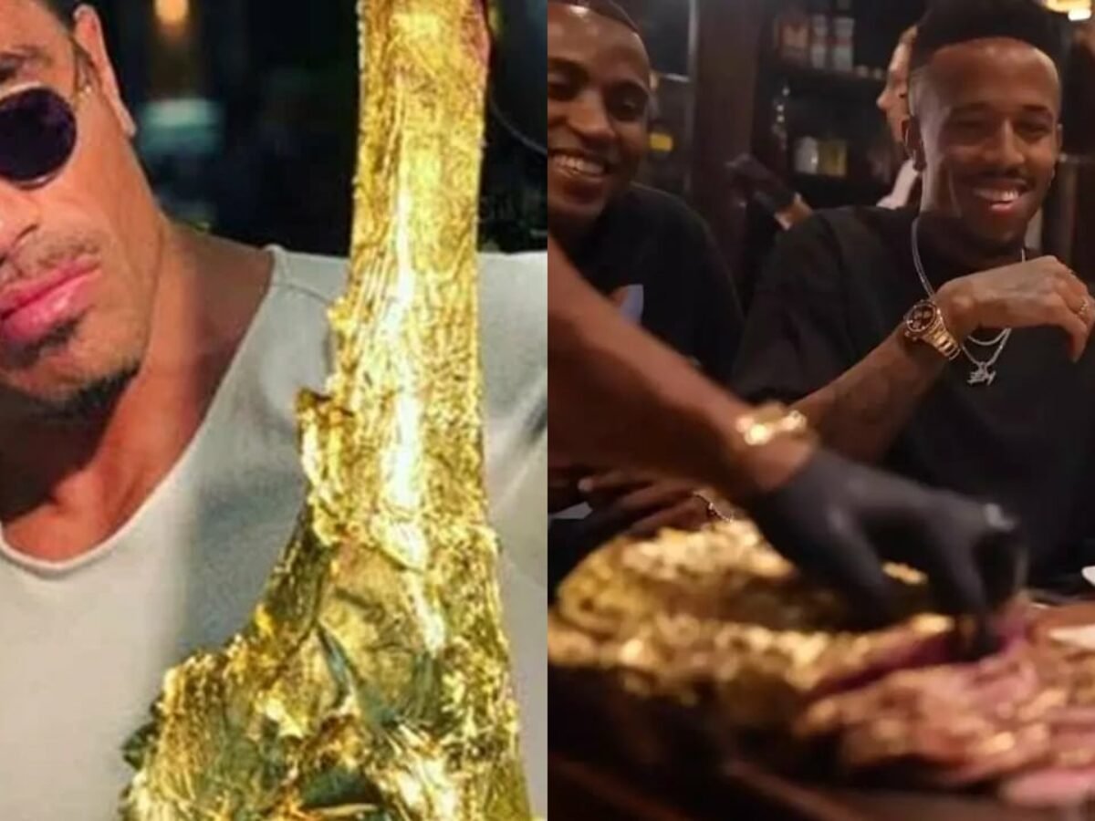 Carne, ouro e camarão