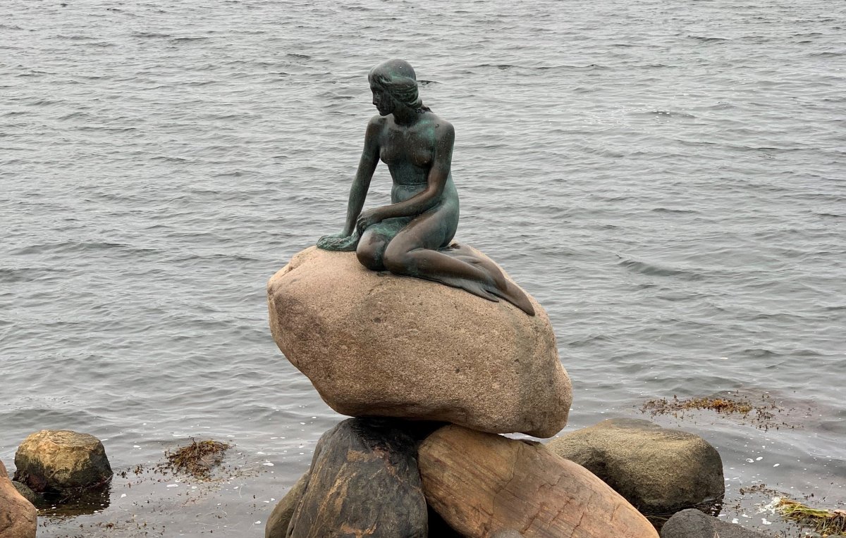 De bike por Copenhagen.