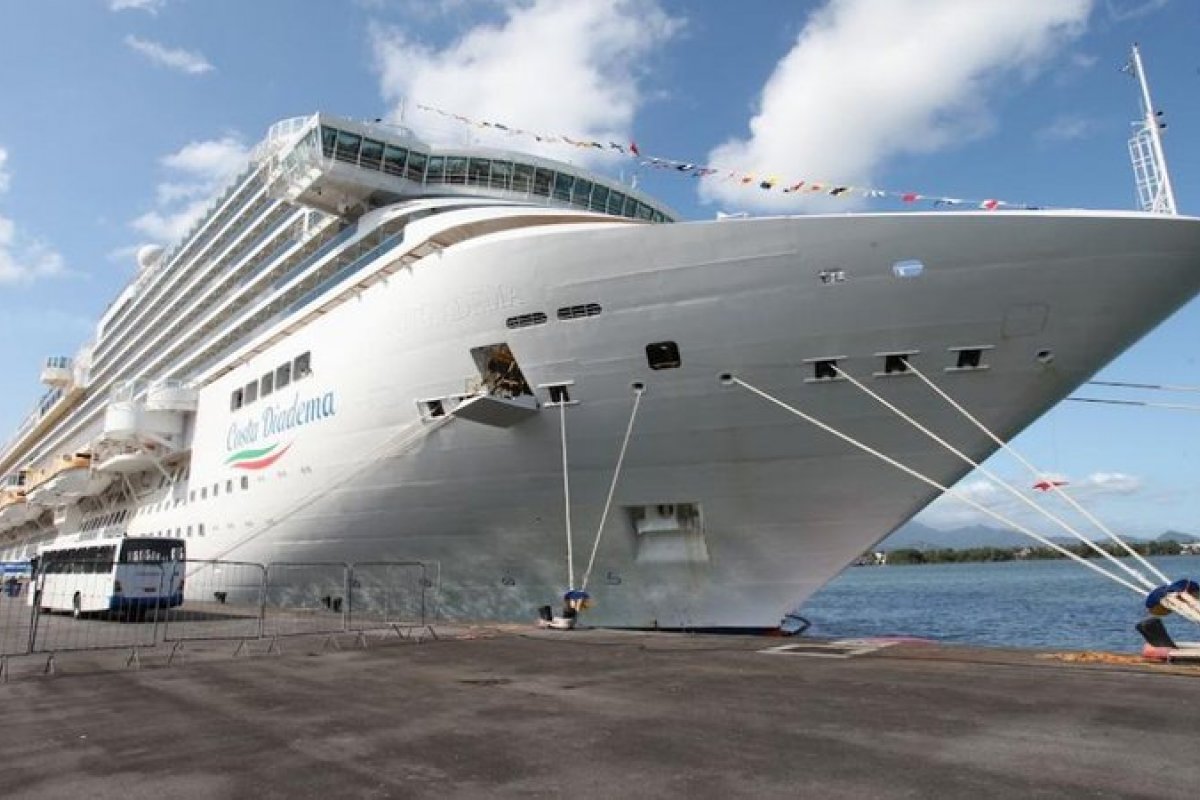 Passageiros infectados com Covid-19 em cruzeiro serão levados para hotel