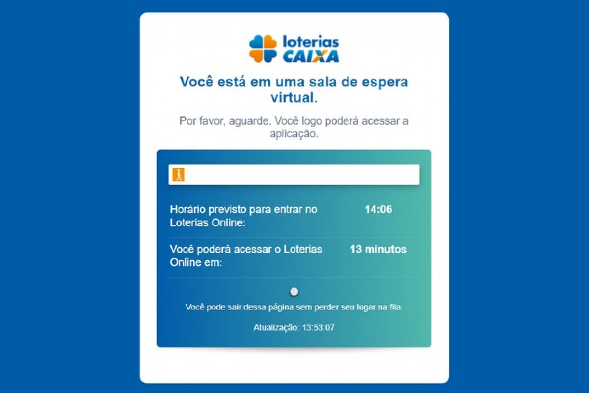 Fila virtual para aposta na Mega da Viarda rende memes nas redes sociais