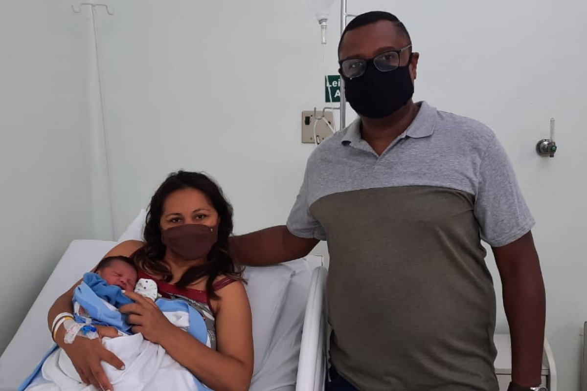 Primeiro bebê de 2022 do Hospital Maternidade de Campinas nasceu às 2h48