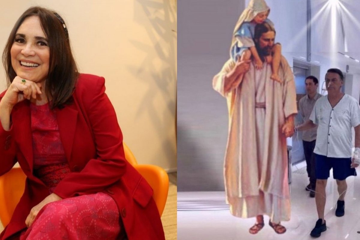 Após post com montagem de Bolsonaro viralizar, Regina Duarte rebate críticas