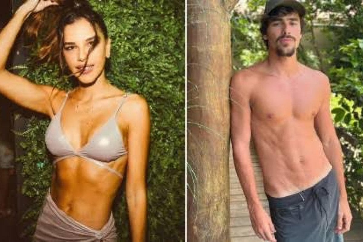 Pá-pum! Mariana Rios e Bruno Montaleone aos beijos em Fernando de Noronha