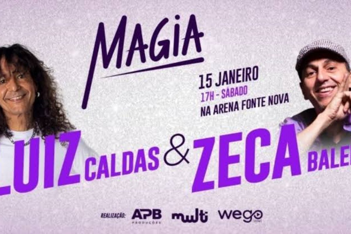 Festa Magia, com Luiz Caldas e Zeca Baleiro, é adiada por conta do aumento no número de casos de covid-19 e de gripe
