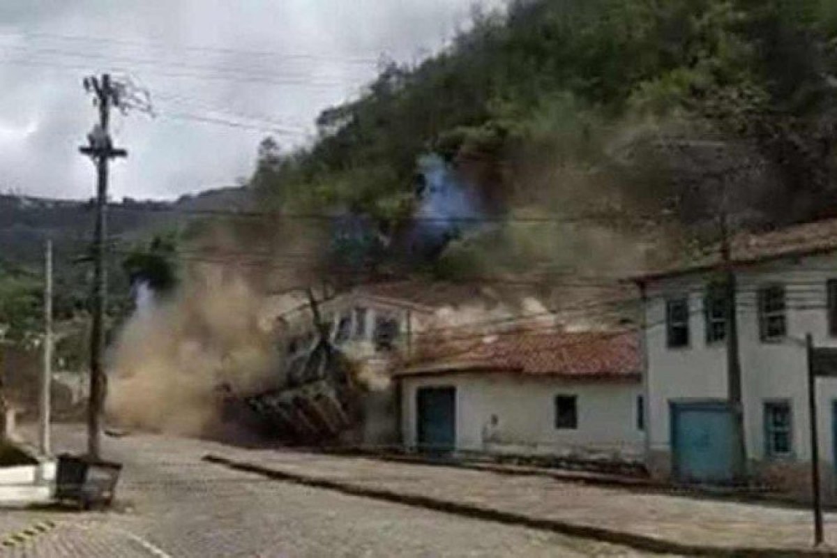 Ouro Preto convive com áreas de risco e danos ao patrimônio histórico