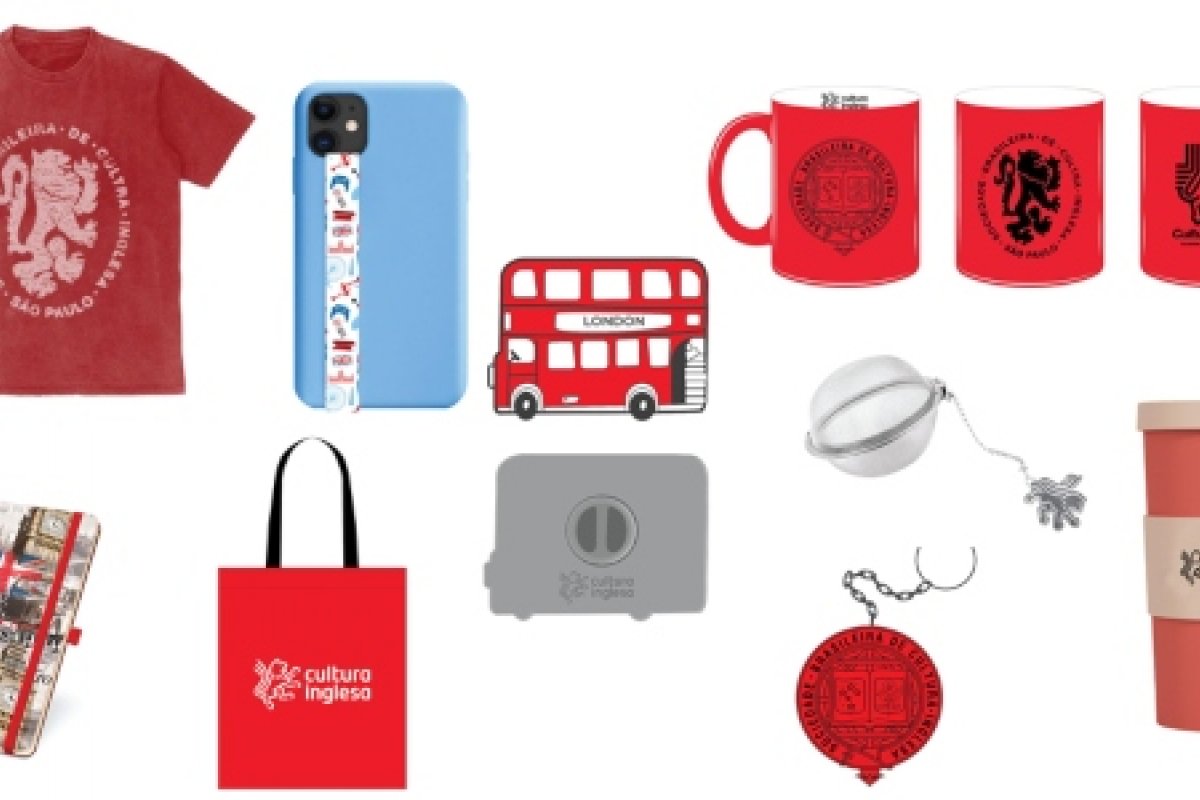 Rede de escolas de inglês, a Cultura Inglesa lança produtos customizados