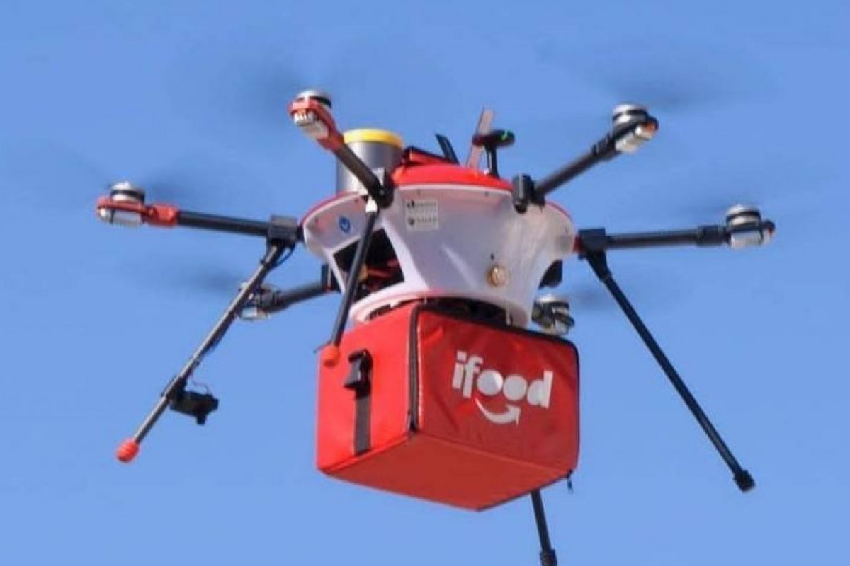 iFood planeja expansão de delivery com drone  em cidades brasileiras