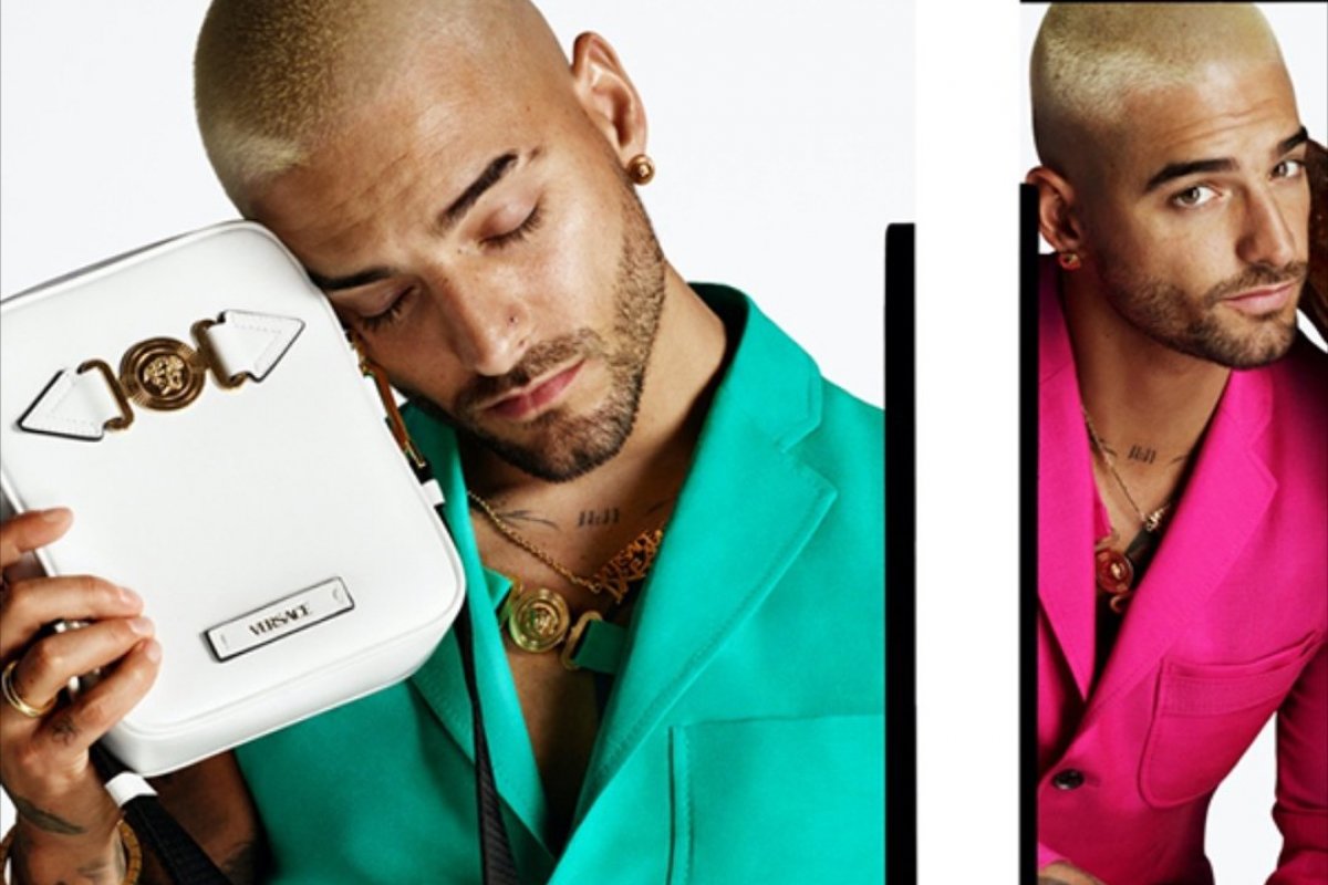 Maluma estampa a nova campanha da Versace