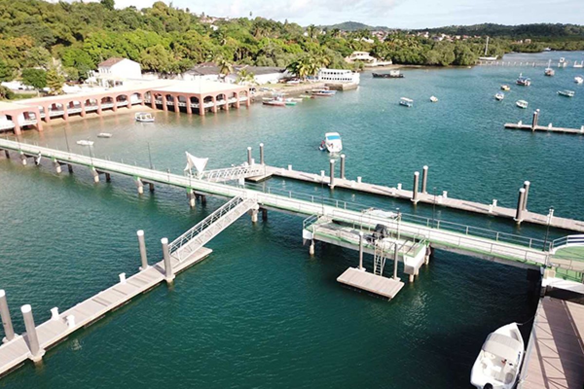 Com investimento de R$ 13 milhões, governo da Bahia entrega nova base náutica de Itaparica