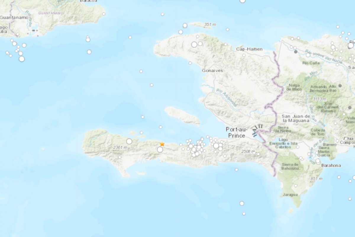 Terremoto de magnitude 5,3 atinge sul do Haiti nesta segunda-feira (24)