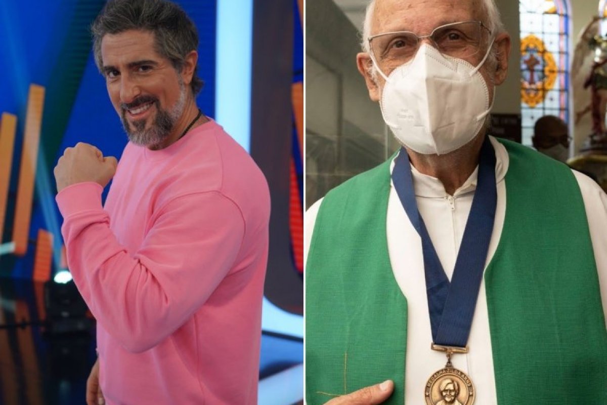 Marcos Mion responde a padre Júlio Lancellotti após religioso alfinetá-lo por uso de tênis avaliado em R$ 80 mil