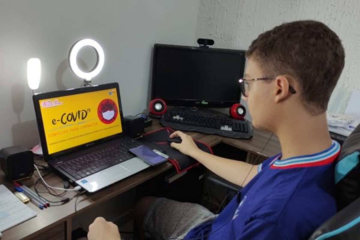 Estudante da Bahia cria aplicativo que informa sobre prevenção à Covid-19